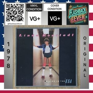 LINDA RONSTADT•Living In The USA•1978 US (#6E-155)•PRCW Gatefold